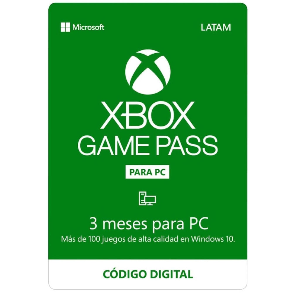 3 Months Xbox Game Pass PC