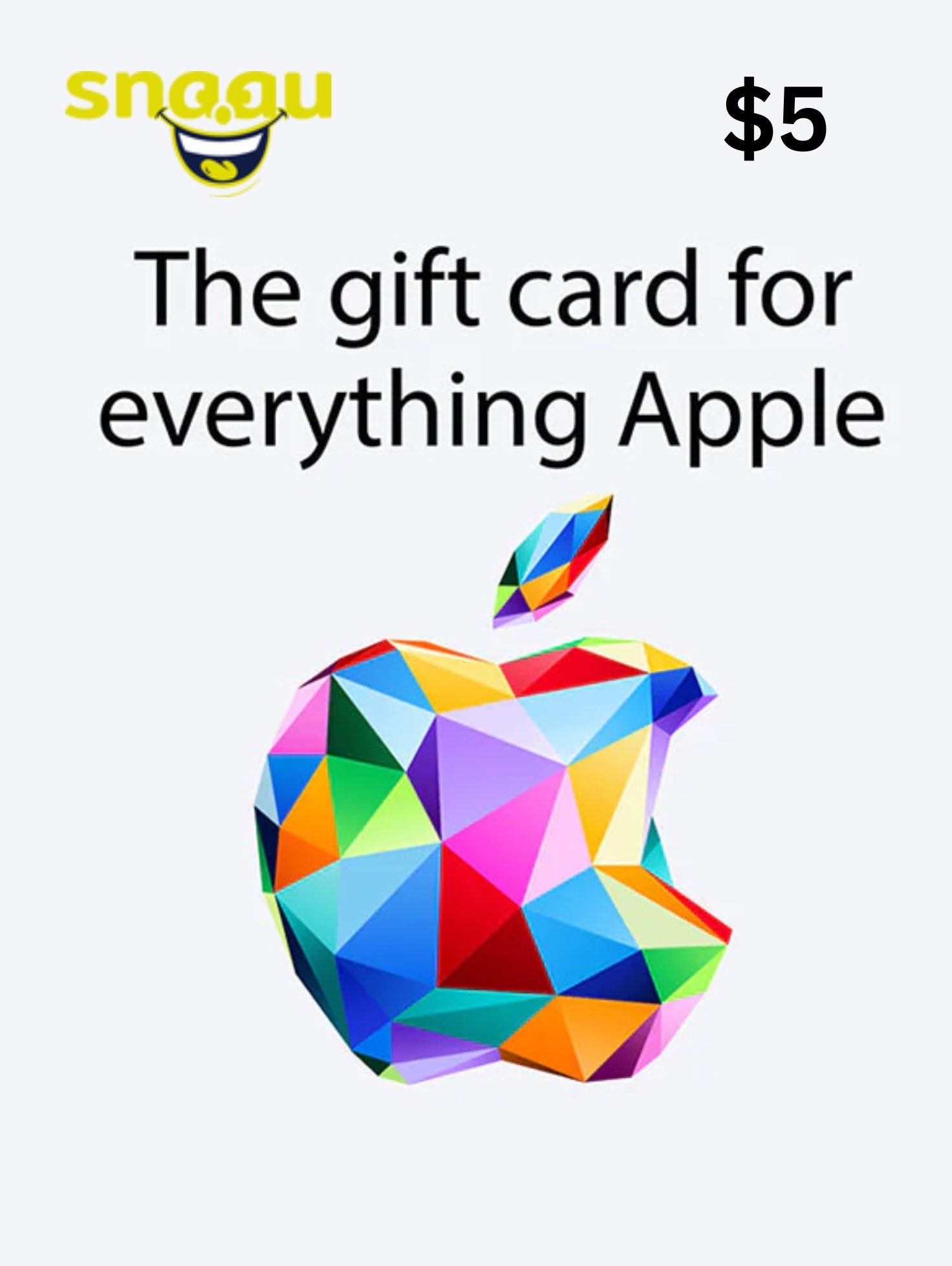 Carte cadeau iTunes 5 USD – Crédit Apple instantané pour applications, musique et plus Code États-Unis