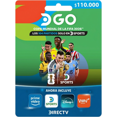 DIRECTV GO 95,000 Card – Live TV, Exclusive Sports, and On-Demand Series