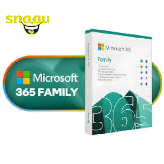 Microsoft Office 365 Familia – 12 Meses, 6 Usuarios, 6 TB de Almacenamiento en la Nube y Productividad Impulsada por IA