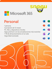Microsoft Office 365 Personal – 12 Meses, 1 Usuario, Productividad Impulsada por IA