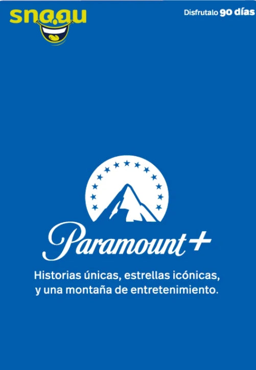 Tarjeta Prepagada Paramount+ (90 Días) – Películas, Series y Shows en Vivo