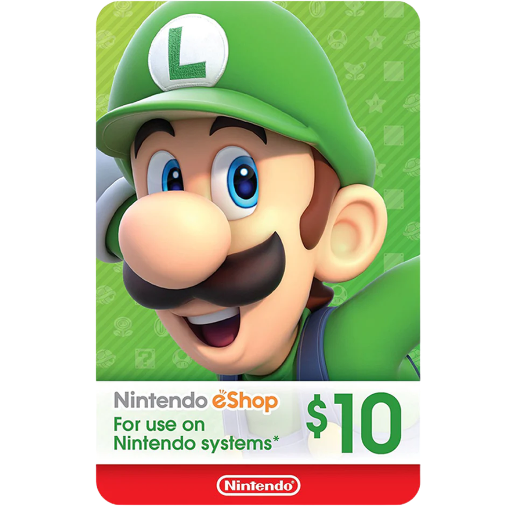 Tarjeta de Regalo Nintendo Estados Unidos $10 – Crédito Instantáneo para Juegos, DLCs y Suscripciones