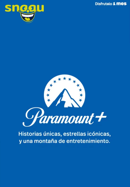 Tarjeta Prepagada Paramount+ (1 Mes) – Películas, Series y Shows Exclusivos