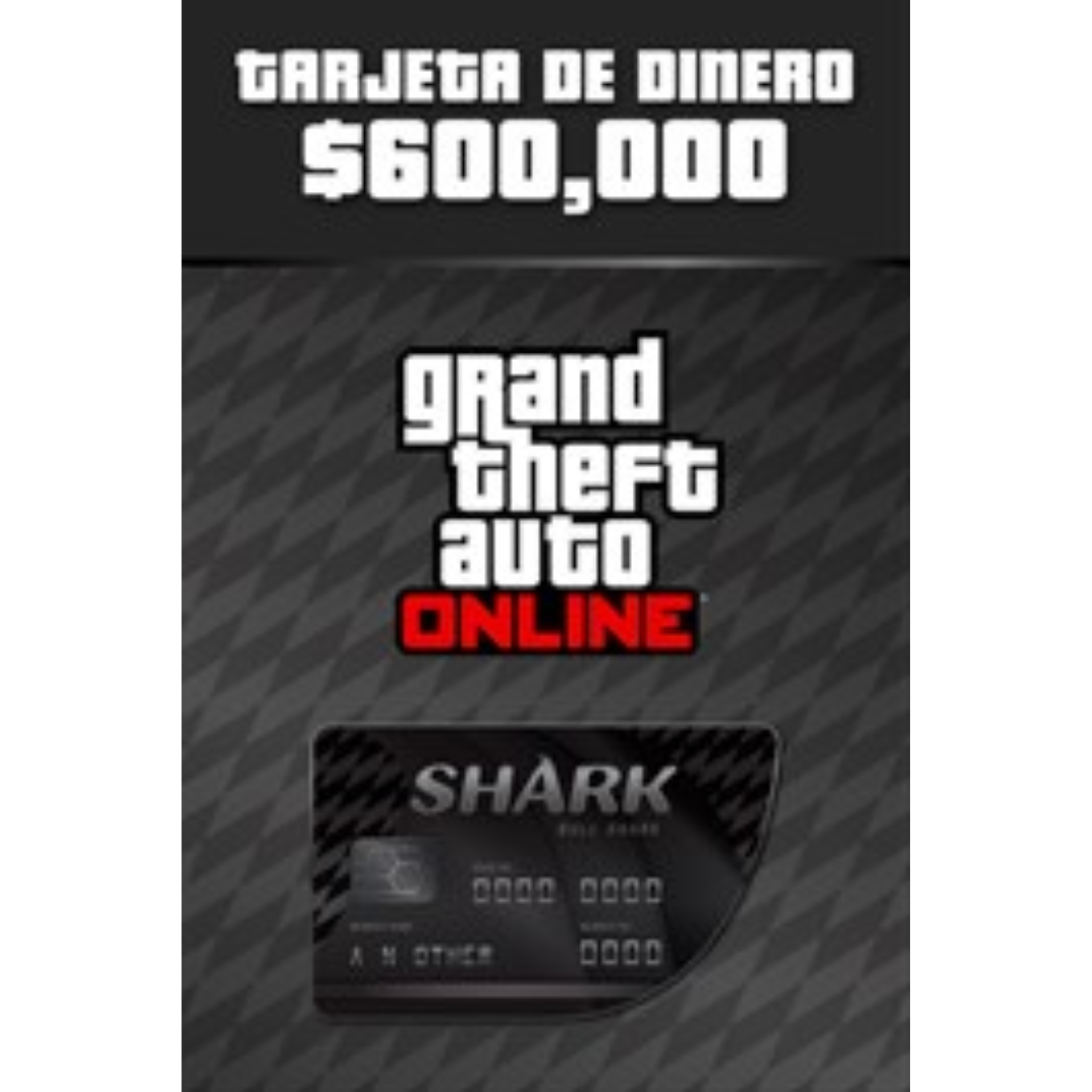 Tarjeta de Dinero Tiburón Toro 600.000 Xbox One, Xbox Series X|S Código Colombia