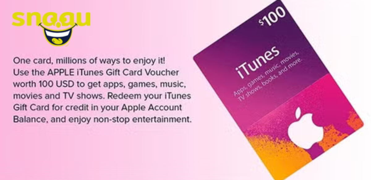 Tarjeta de Regalo iTunes 1OO USD Estados Unidos – Crédito Instantáneo en Apple para Aplicaciones, Música y Más Código