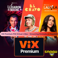 ViX Premium 1-Month Virtual PIN – Unlimited Spanish-Language Streaming