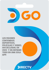 Tarjeta DIRECTV GO 69.900 – Disney+, Paramount+ y Win Sports en una sola cuenta