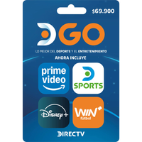 Carte DIRECTV GO 69 900 $ – Disney+, Paramount+ et Win Sports sur un seul compte