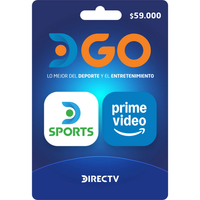 Carte DIRECTV GO 59 000 $ – Télévision en direct, sports, films et séries à la demande