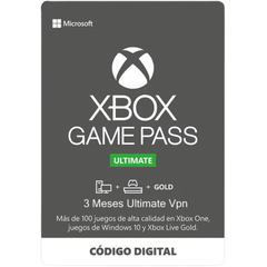 XBOX GAME PASS - 3 MESES ULTIMATE VPN