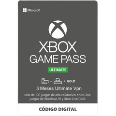 XBOX GAME PASS - 3 MESES ULTIMATE VPN