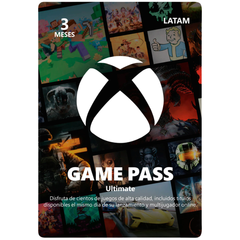 XBOX GAME PASS - ULTIMATE - 3 MONTHS COLOMBIA 