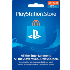 PS Store Gift Card - 25 USD - USA 