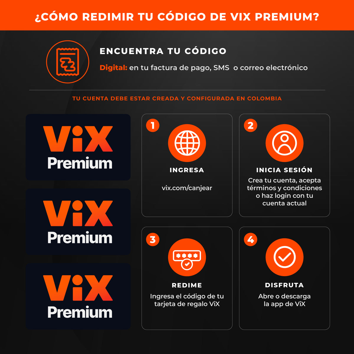 ViX Premium 1-Month Virtual PIN – Unlimited Spanish-Language Streaming