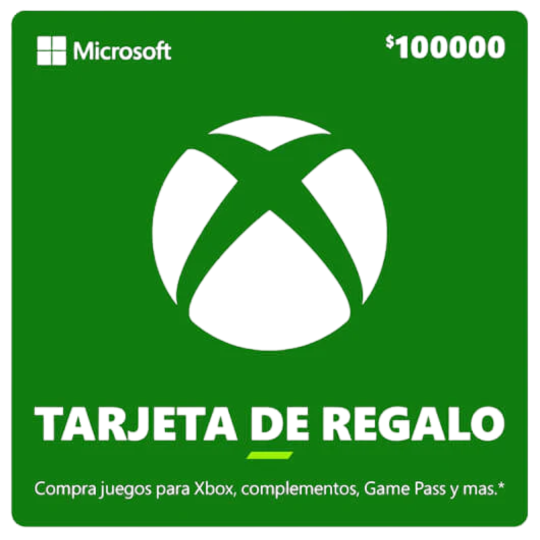 Xbox Gift Card 100,000 COP – Games, Subscriptions, and Entertainment