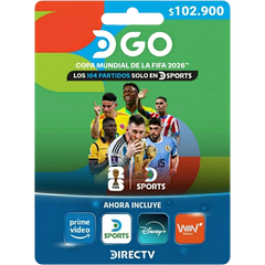 DIRECTV GO Card 89,900 – Live TV, Exclusive Sports, and Movies On Demand