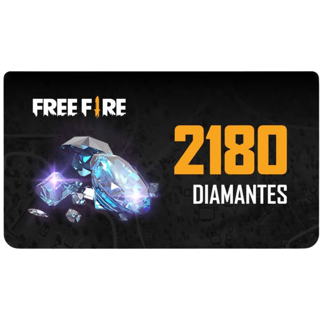 Garena Free Fire Prepaid Card with 2180 Diamonds – Unlock Exclusive Content &amp; Skins