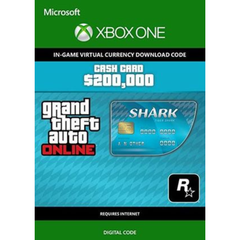 Grand Theft Auto Online: Tiger Shark Cash 200.000 Card Xbox Live Código GLOBAL