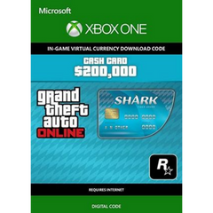 Grand Theft Auto Online: Tiger Shark Cash 200.000 Card Xbox Live Código GLOBAL