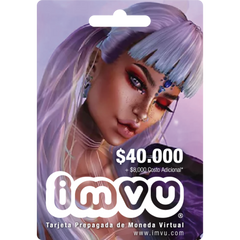 IMVU Virtual Currency Card - $40,000 
