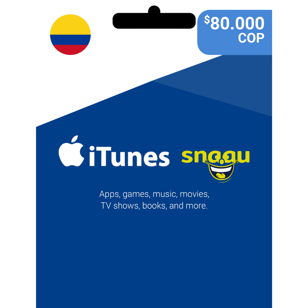 iTunes Gift Card Colombia $80.000 COP