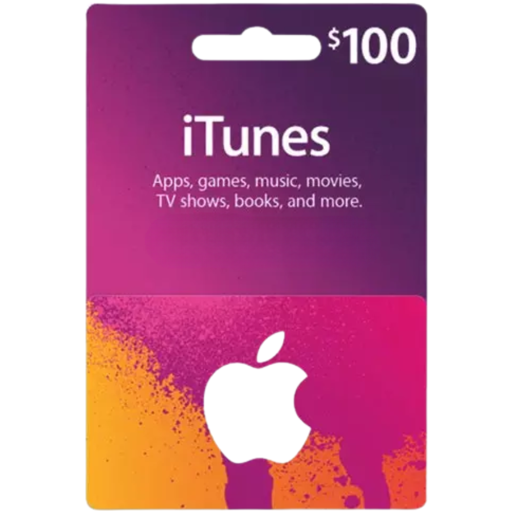 Tarjeta de Regalo iTunes 1OO USD Estados Unidos – Crédito Instantáneo en Apple para Aplicaciones, Música y Más Código