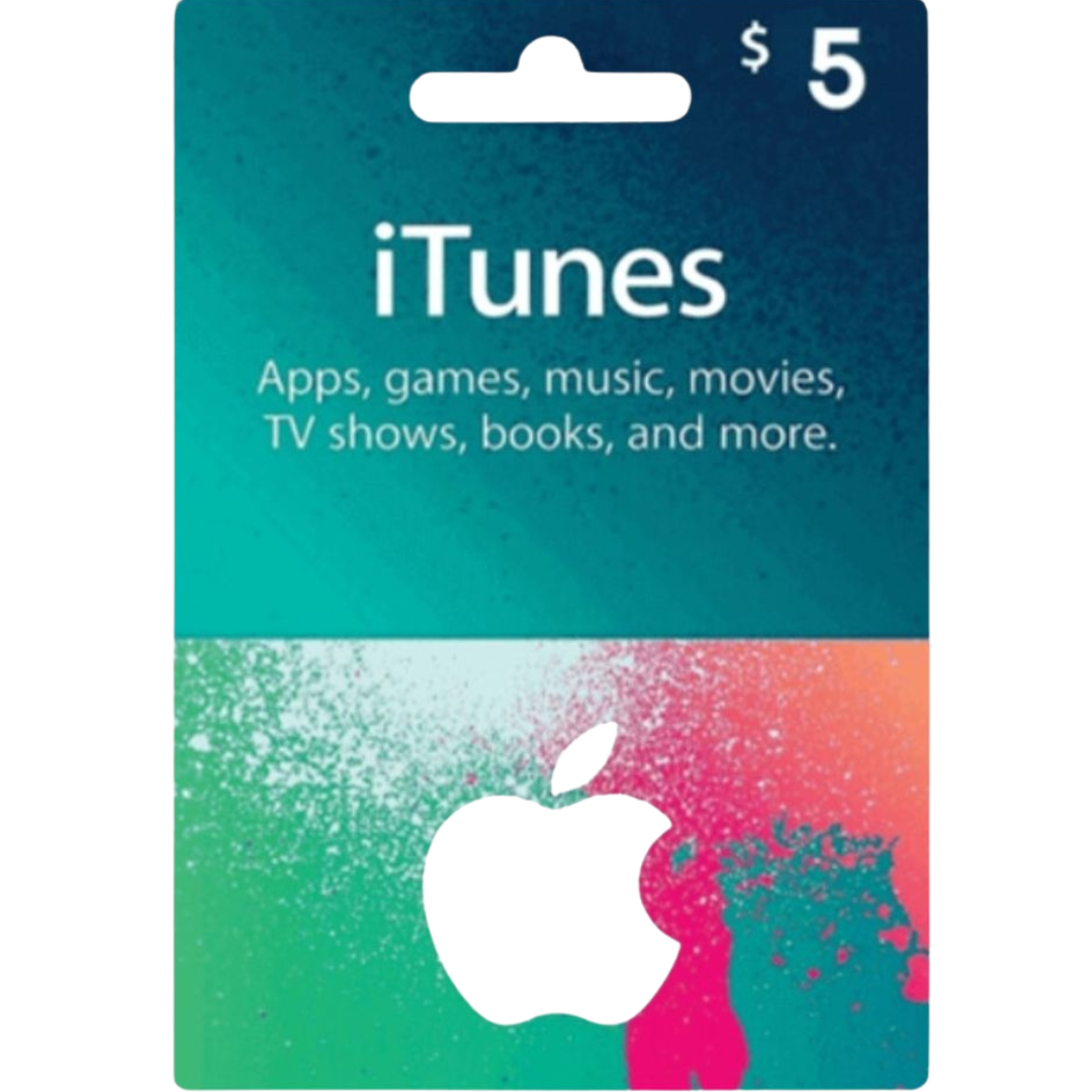 Carte cadeau iTunes 5 USD – Crédit Apple instantané pour applications, musique et plus Code États-Unis