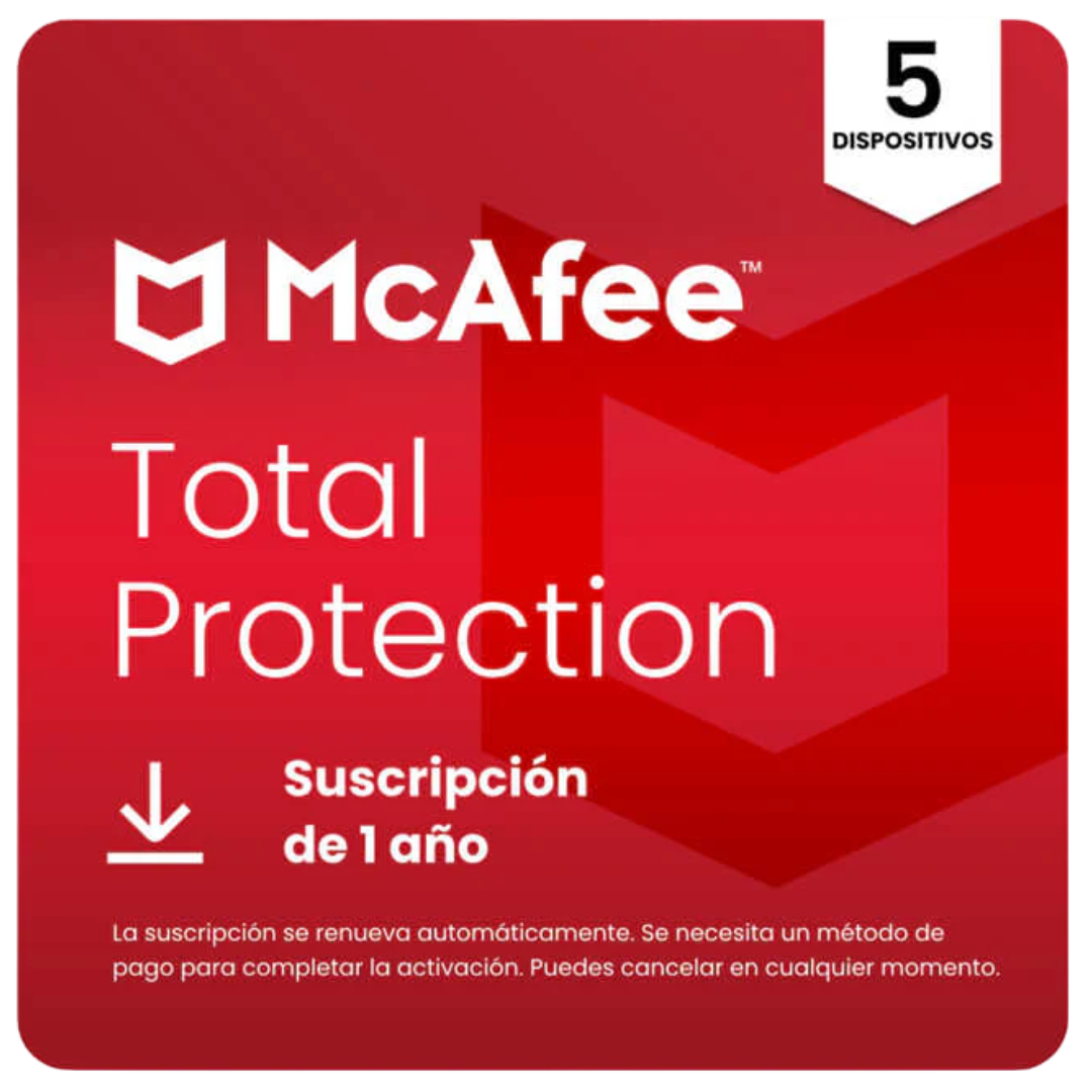 McAfee Total Protection pour 5 appareils – Antivirus primé et sécurité en ligne