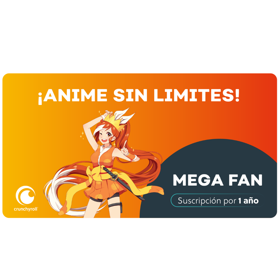 Crunchyroll Mega Fan - 1 Año