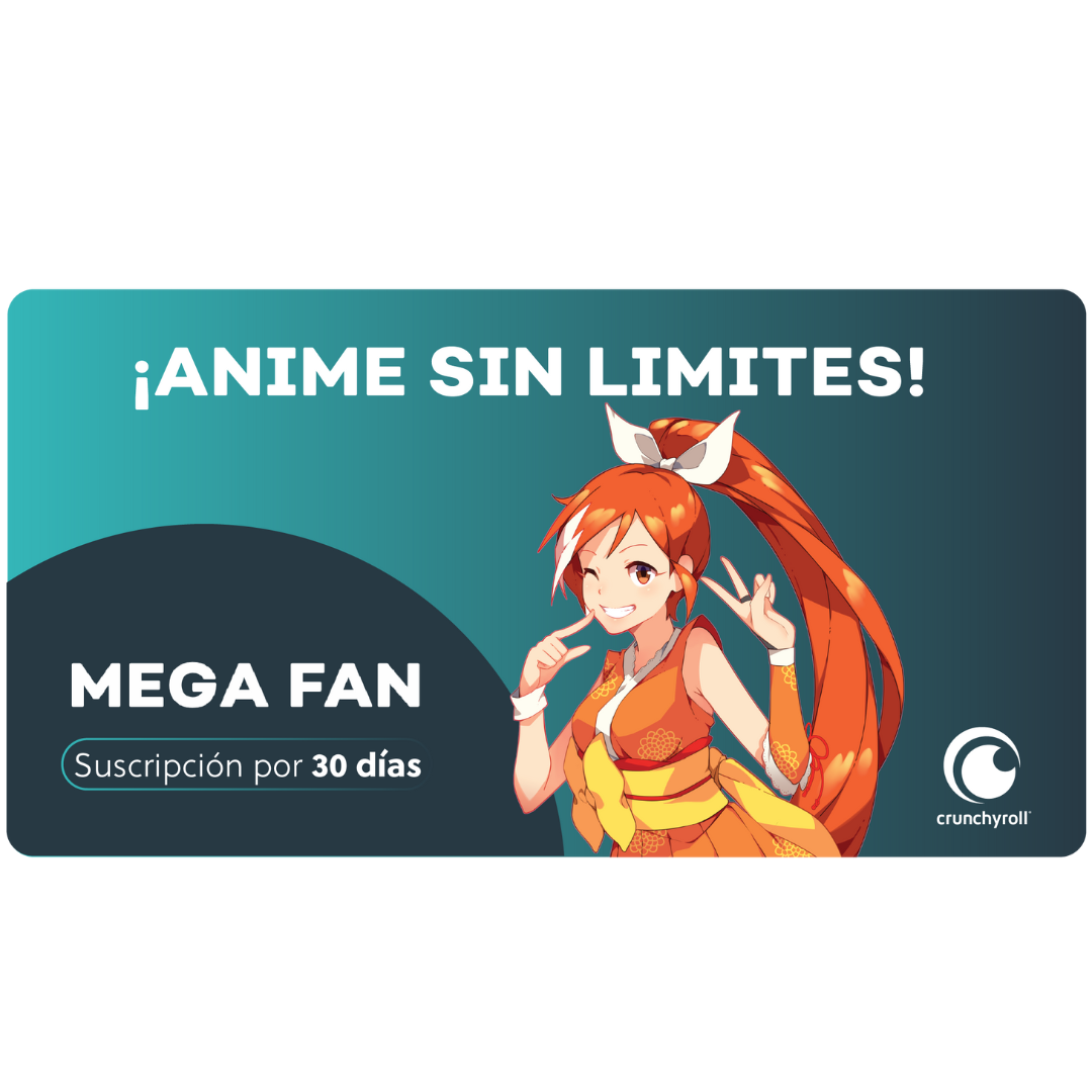 Crunchyroll Mega Fan - 1 Mes