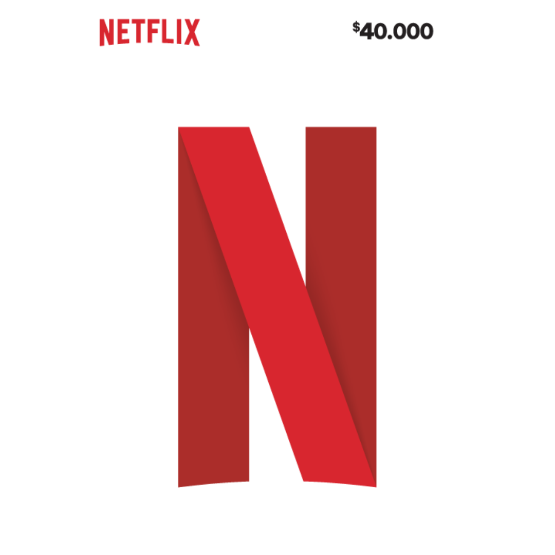 Tarjeta Netflix 40.000 COP – Disfruta de Películas y Series Sin Interrupciones