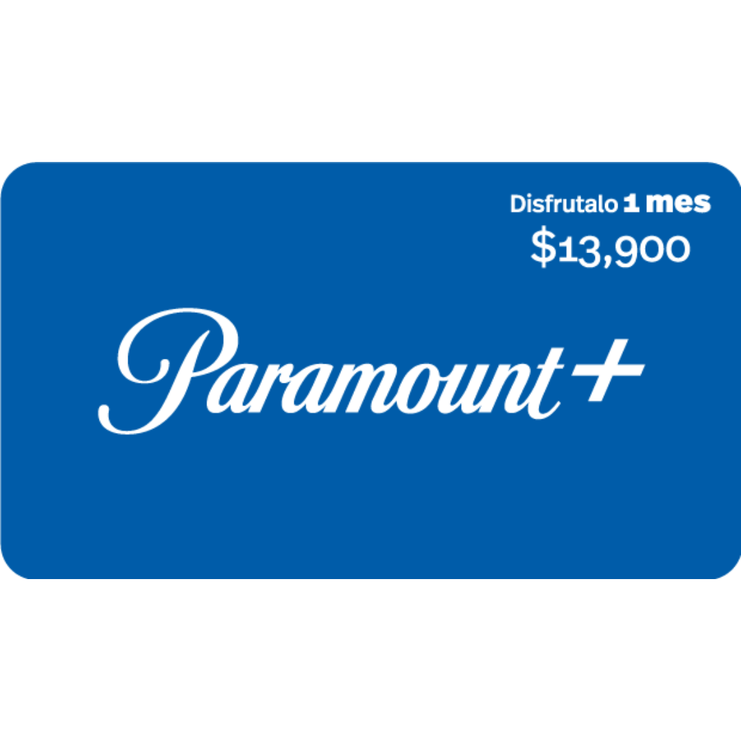 Tarjeta Prepagada Paramount+ (1 Mes) – Películas, Series y Shows Exclusivos
