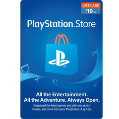 Tarjeta de Regalo PS Store 10 USD – Agrega Fondos para Juegos, Programas de TV y Suscripciones