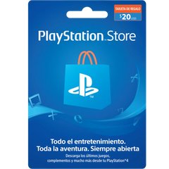 Tarjeta de Regalo PS Store 20 USD – Agrega Fondos para Juegos, Programas de TV y Suscripciones