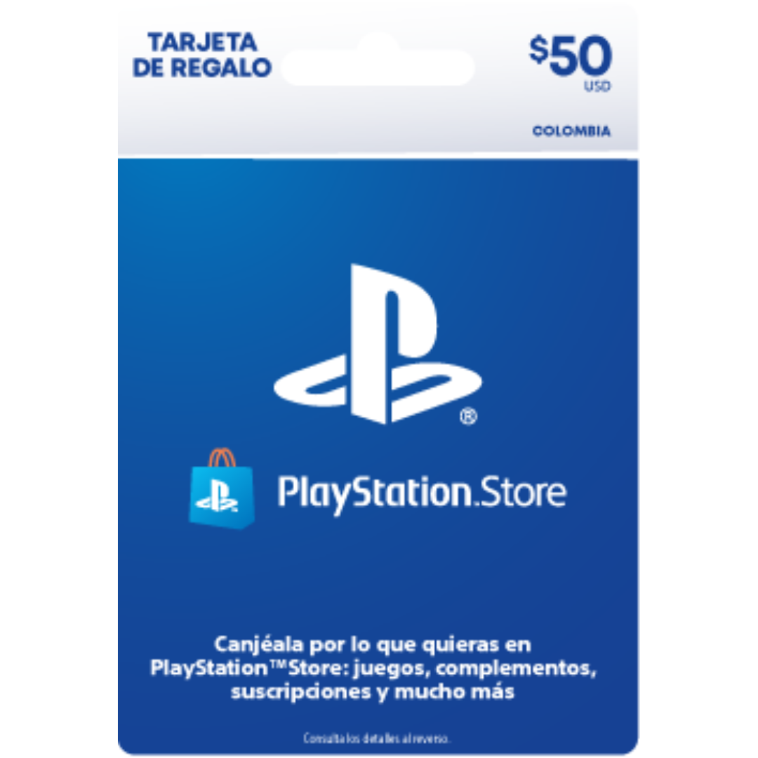 PS Store Gift Card - 50 USD - Colombia
