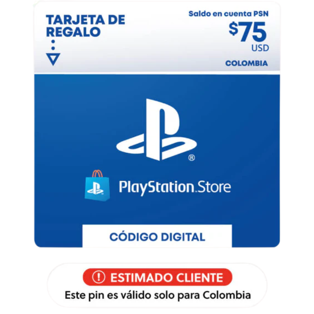 Virtual PlayStation Pin $75 USD – Redeem for Games, Movies, and More