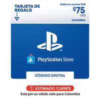 Pin Virtual PlayStation $75 USD – Canjea por Juegos, Películas y Más