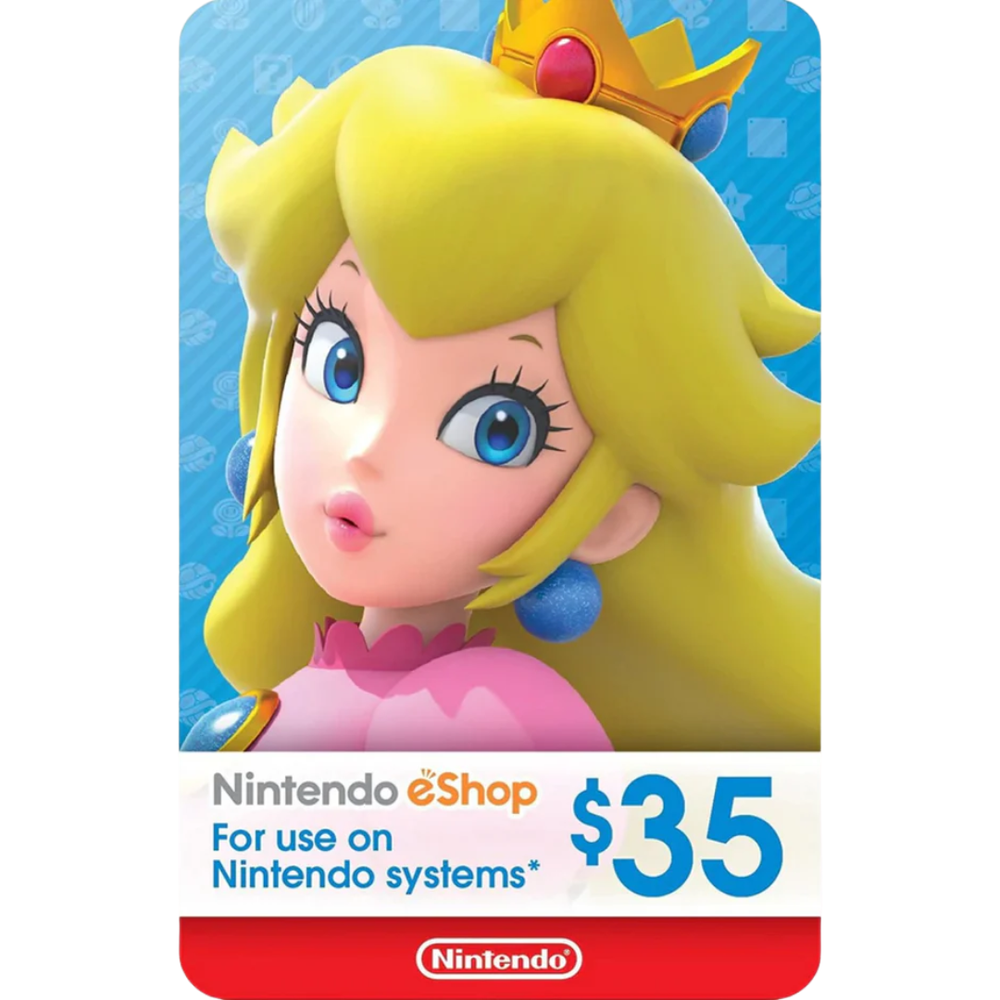 Tarjeta de Regalo Nintendo Estados Unidos $35 – Crédito Instantáneo para Juegos, DLCs y Suscripciones