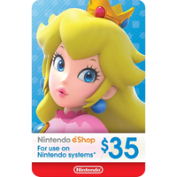 Tarjeta de Regalo Nintendo Estados Unidos $35 – Crédito Instantáneo para Juegos, DLCs y Suscripciones