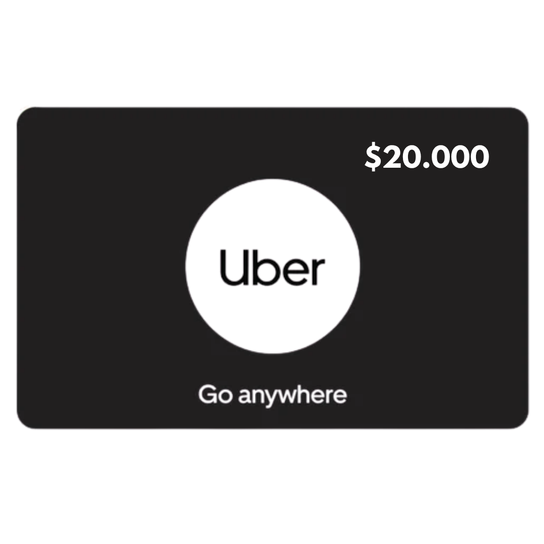 Uber Gift Card $20,000 Colombia Code
