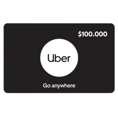 Tarjeta Regalo Uber $100.000