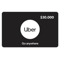 Tarjeta Regalo Uber $30.000