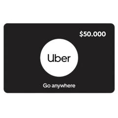 Tarjeta Regalo Uber $50.000