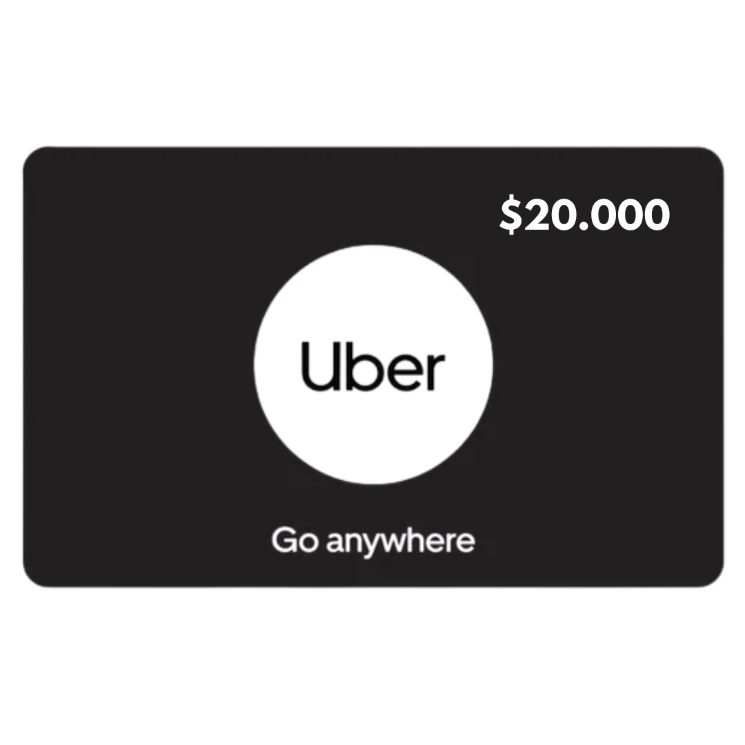 Uber Gift Card $20,000 Colombia Code