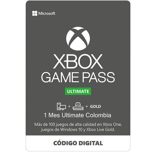 XBOX GAME PASS - ULTIMATE - 1 MES COLOMBIA