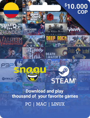 Steam Gift Card $10.000 COP