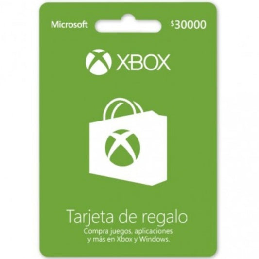 Tarjeta Regalo Xbox 30.000 COP – Juegos, Complementos y Entretenimiento