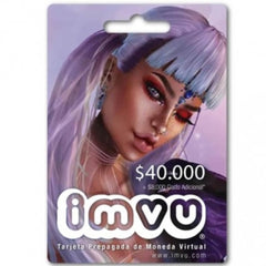 IMVU Virtual Currency Card - $40,000 