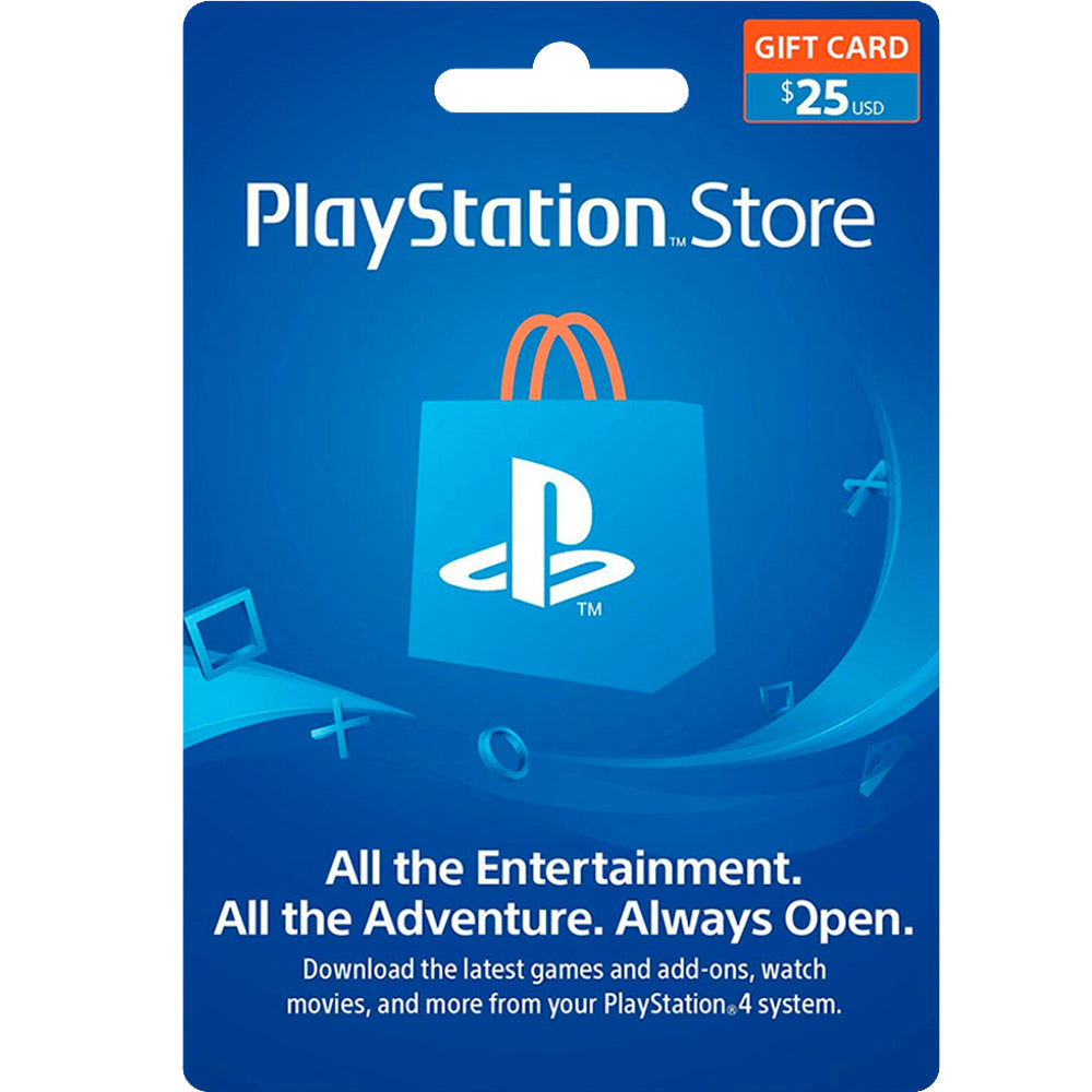 PS Store Gift Card - 25 USD - USA 